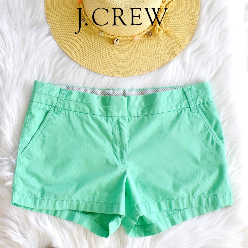 J. Crew Chino Shorts Mint